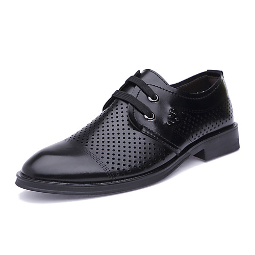 Men's Oxfords Business Classic British Daily Office & Career PU Breathable Non-slipping Wear Proof Black Brown Spring Summer 
Men's Oxfords Business Classic British Daily Office & Career PU Breathable Non-slipping Wear Proof Black Brown Spring Summer