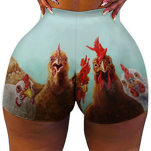 Women's Colorful Fashion Comfort Skinny Holiday Beach Leggings Hot Pants Pants Graphic Prints Animal Short Sporty Elastic Waist Print Light Blue
Women's Colorful Fashion Comfort Skinny Holiday Beach Leggings Hot Pants Pants Graphic Prints Animal Short Sporty Elastic Waist Print Light Blue