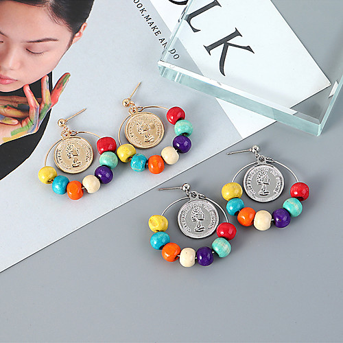 Women's Earrings Beads Stylish Colorful Romantic Boho Wooden Earrings Jewelry Silver / Gold For Party Evening Street Prom Birthday Festival
Women's Earrings Beads Stylish Colorful Romantic Boho Wooden Earrings Jewelry Silver / Gold For Party Evening Street Prom Birthday Festival
