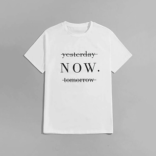 Men's Unisex T shirt Hot Stamping Letter Plus Size Print Short Sleeve Casual Tops 100% Cotton Basic Casual Fashion White
Men's Unisex T shirt Hot Stamping Letter Plus Size Print Short Sleeve Casual Tops 100% Cotton Basic Casual Fashion White