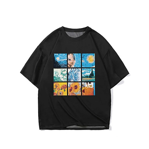 Men's Unisex T shirt Hot Stamping Rainbow Plus Size Print Short Sleeve Casual Tops 100% Cotton Basic Casual Fashion Black
Men's Unisex T shirt Hot Stamping Rainbow Plus Size Print Short Sleeve Casual Tops 100% Cotton Basic Casual Fashion Black