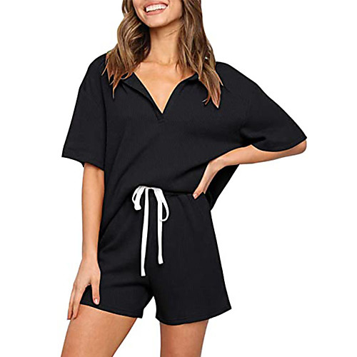 Women's Basic Streetwear Plain Daily Two Piece Set Tracksuit T shirt Loungewear Shorts Drawstring Tops
Women's Basic Streetwear Plain Daily Two Piece Set Tracksuit T shirt Loungewear Shorts Drawstring Tops