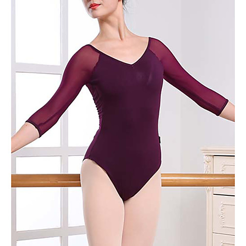 Ballet Dance Costumes Leotard / Onesie Solid Women's Training Performance 3/4 Length Sleeve High Milk Fiber
Ballet Dance Costumes Leotard / Onesie Solid Women's Training Performance 3/4 Length Sleeve High Milk Fiber