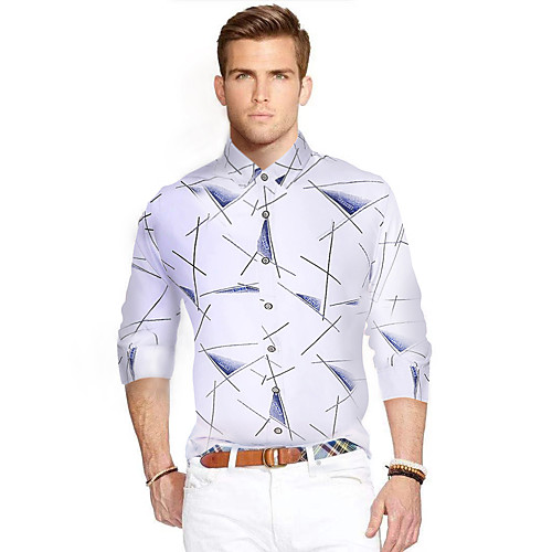 Men's Shirt Graphic Plus Size Print Long Sleeve Daily Tops Basic Button Down Collar Gray White Navy Blue
Men's Shirt Graphic Plus Size Print Long Sleeve Daily Tops Basic Button Down Collar Gray White Navy Blue
