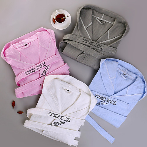 Superior Quality Unisex Bath Robe, Pink/White/Grey/Blue Pure Cotton Solid Colord Breathable Middle Sleeve Nightgown Comfortable in Summer
Superior Quality Unisex Bath Robe, Pink/White/Grey/Blue Pure Cotton Solid Colord Breathable Middle Sleeve Nightgown Comfortable in Summer