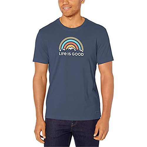 Men's Unisex Tees T shirt Hot Stamping Rainbow Graphic Prints Plus Size Print Short Sleeve Casual Tops 100% Cotton Basic Designer Big and Tall Navy Blue
Men's Unisex Tees T shirt Hot Stamping Rainbow Graphic Prints Plus Size Print Short Sleeve Casual Tops 100% Cotton Basic Designer Big and Tall Navy Blue