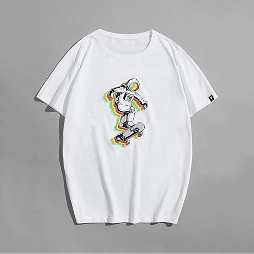 Men's Unisex T shirt Hot Stamping Portrait Plus Size Print Short Sleeve Casual Tops 100% Cotton Basic Casual Fashion White
Men's Unisex T shirt Hot Stamping Portrait Plus Size Print Short Sleeve Casual Tops 100% Cotton Basic Casual Fashion White