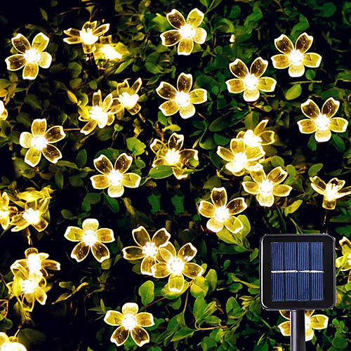 Outdoor Solar LED String Light 6.5m 30LEDs Cherry Blossom Outdoor Waterpoof 8 Mode Warm White Colorful White Outdoor Waterproof Fairy Light Christmas Wedding Holiday Decoration Lamp Garden Light
Outdoor Solar LED String Light 6.5m 30LEDs Cherry Blossom Outdoor Waterpoof 8 Mode Warm White Colorful White Outdoor Waterproof Fairy Light Christmas Wedding Holiday Decoration Lamp Garden Light