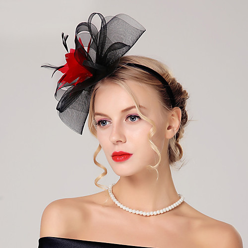 Elegant Retro Tulle / PP YARN Fascinators with Feather / Floral 1 PC Special Occasion / Party / Evening Headpiece
Elegant Retro Tulle / PP YARN Fascinators with Feather / Floral 1 PC Special Occasion / Party / Evening Headpiece