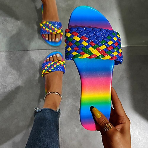Women's Sandals Boho Bohemia Beach Flat Heel Round Toe Rubber Camouflage Color Block Black Red Blue
Women's Sandals Boho Bohemia Beach Flat Heel Round Toe Rubber Camouflage Color Block Black Red Blue