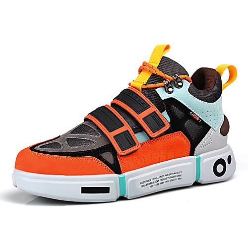 Unisex Sneakers Skate Shoes Sporty Athletic Fitness & Cross Training Shoes Walking Shoes Faux Leather Synthetics Breathable Non-slipping Shock Absorbing Booties / Ankle Boots Black Orange Rainbow
Unisex Sneakers Skate Shoes Sporty Athletic Fitness & Cross Training Shoes Walking Shoes Faux Leather Synthetics Breathable Non-slipping Shock Absorbing Booties / Ankle Boots Black Orange Rainbow