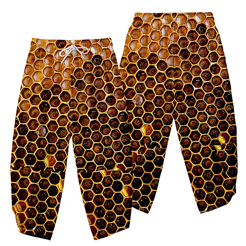 Casual / Sporty Athleisure Men's Wide Leg Daily Sports Pants Full Length Honeycomb Elastic Waist 3D Print Orange
Casual / Sporty Athleisure Men's Wide Leg Daily Sports Pants Full Length Honeycomb Elastic Waist 3D Print Orange