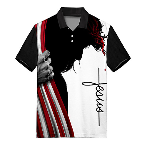 Men's Golf Shirt Tennis Shirt 3D Print Shadow Button-Down Print Short Sleeve Casual Tops Casual Fashion Soft Breathable Black / Sports
Men's Golf Shirt Tennis Shirt 3D Print Shadow Button-Down Print Short Sleeve Casual Tops Casual Fashion Soft Breathable Black / Sports