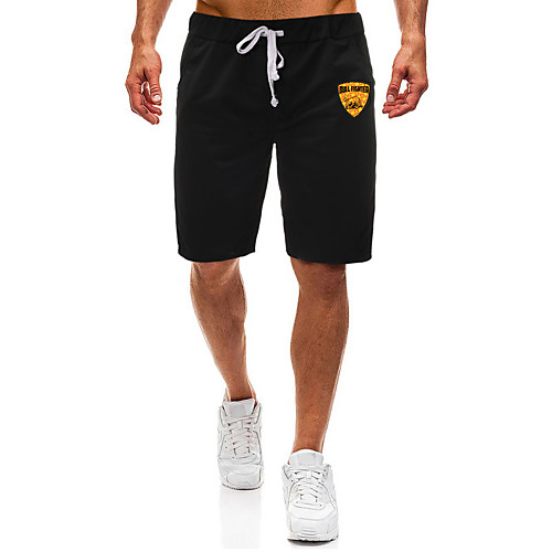 Casual / Sporty Athleisure Men's Shorts Daily Gym Pants Short Graphic Pocket Elastic Drawstring Design Print Black Light Grey
Casual / Sporty Athleisure Men's Shorts Daily Gym Pants Short Graphic Pocket Elastic Drawstring Design Print Black Light Grey