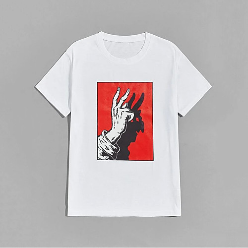 Men's Unisex T shirt Hot Stamping Graphic Prints Hand Plus Size Print Short Sleeve Daily Tops 100% Cotton Basic Fashion Classic White Black Gray
Men's Unisex T shirt Hot Stamping Graphic Prints Hand Plus Size Print Short Sleeve Daily Tops 100% Cotton Basic Fashion Classic White Black Gray