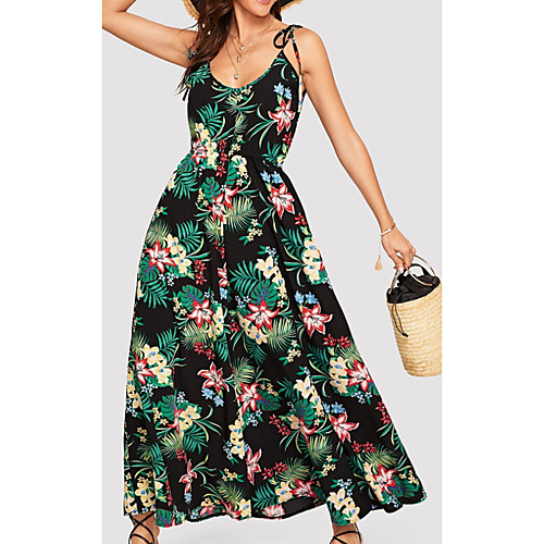 Women's Strap Dress Maxi long Dress Green Sleeveless Floral Print Spring Summer Round Neck Casual Loose 2021 S M L XL
Women's Strap Dress Maxi long Dress Green Sleeveless Floral Print Spring Summer Round Neck Casual Loose 2021 S M L XL