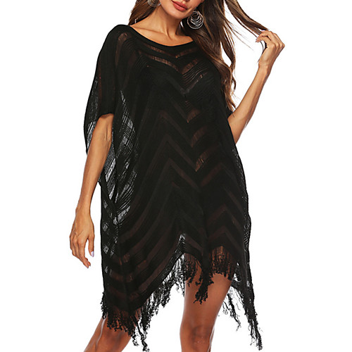 Women's Cover Up Swimsuit Tassel Fringe Cut Out White Black Swimwear Bathing Suits
Women's Cover Up Swimsuit Tassel Fringe Cut Out White Black Swimwear Bathing Suits