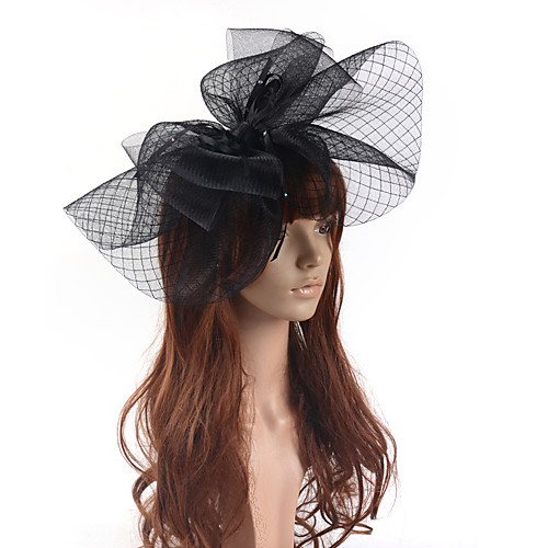Retro Hyperbole Tulle Fascinators with Bowknot 1 Piece Special Occasion / Party / Evening Headpiece
Retro Hyperbole Tulle Fascinators with Bowknot 1 Piece Special Occasion / Party / Evening Headpiece