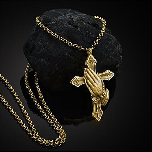 Women's Men's Pendant Necklace Charm Necklace Retro Cross Precious Vintage Classic Punk Copper Silver Plated Gold Plated Gold Silver 55 cm Necklace Jewelry 1pc For Christmas Halloween Party Evening
Women's Men's Pendant Necklace Charm Necklace Retro Cross Precious Vintage Classic Punk Copper Silver Plated Gold Plated Gold Silver 55 cm Necklace Jewelry 1pc For Christmas Halloween Party Evening