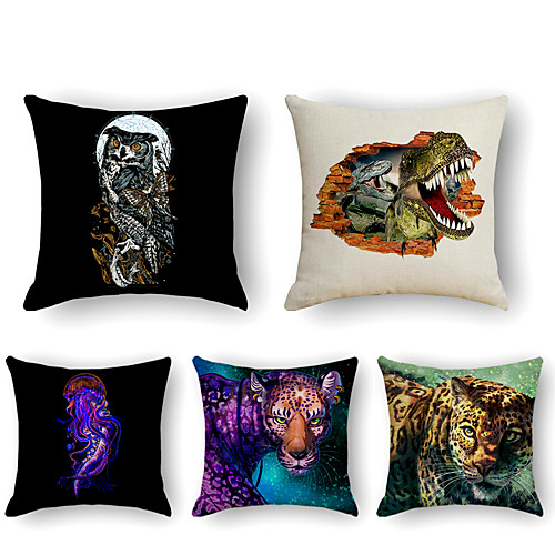 Cushion Cover 5PCS Linen Soft Print Square Throw Pillow Cover Cushion Case Pillowcase for Sofa Bedroom 45 x 45 cm (18 x 18 Inch) Superior Quality Mashine Washable
Cushion Cover 5PCS Linen Soft Print Square Throw Pillow Cover Cushion Case Pillowcase for Sofa Bedroom 45 x 45 cm (18 x 18 Inch) Superior Quality Mashine Washable