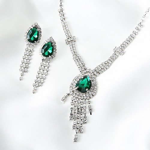 Women's Synthetic Diamond Bridal Jewelry Sets Elegant Classic Earrings Jewelry 1# / 2# / 3# For Wedding Prom 1 set
Women's Synthetic Diamond Bridal Jewelry Sets Elegant Classic Earrings Jewelry 1# / 2# / 3# For Wedding Prom 1 set