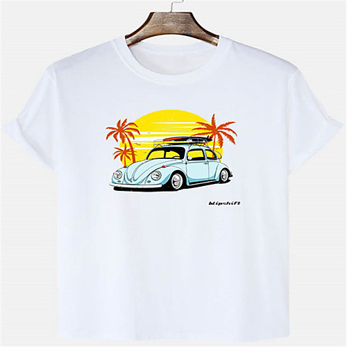 Men's Unisex T shirt Hot Stamping Cartoon Graphic Prints Car Plus Size Print Short Sleeve Daily Tops 100% Cotton Basic Casual White Black Blushing Pink
Men's Unisex T shirt Hot Stamping Cartoon Graphic Prints Car Plus Size Print Short Sleeve Daily Tops 100% Cotton Basic Casual White Black Blushing Pink