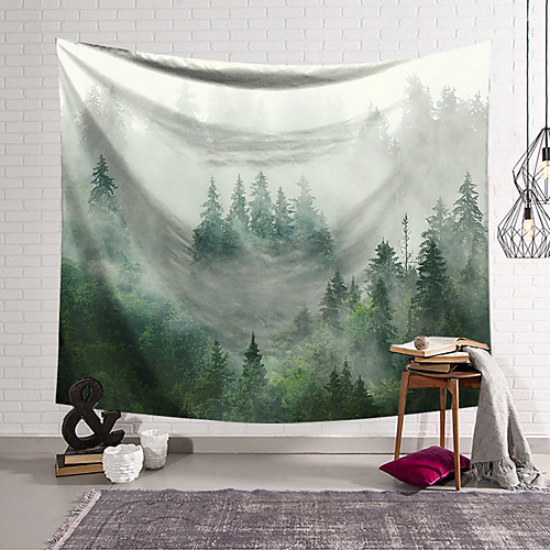 Natural Scenery Wall Tapestry Art Decor Blanket Curtain Hanging Home Bedroom Living Room Decoration Polyester Green Forest Fog
Natural Scenery Wall Tapestry Art Decor Blanket Curtain Hanging Home Bedroom Living Room Decoration Polyester Green Forest Fog