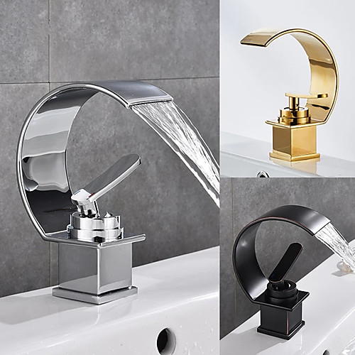 Bathroom Sink Faucet Single Handle Brass Material Centerset and Waterfall Ti-PVD Golden/Brush Nickel/Oil Rubbed Bronze/Chrome Bath Taps
Bathroom Sink Faucet Single Handle Brass Material Centerset and Waterfall Ti-PVD Golden/Brush Nickel/Oil Rubbed Bronze/Chrome Bath Taps