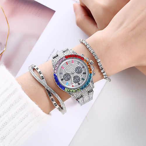 Men's Steel Band Watches Analog Quartz Stylish Chronograph Fake Three Eyes Six Needles Large Dial / One Year / Titanium Alloy
Men's Steel Band Watches Analog Quartz Stylish Chronograph Fake Three Eyes Six Needles Large Dial / One Year / Titanium Alloy
