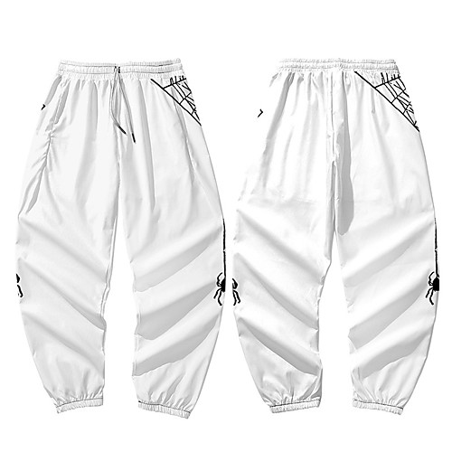 Men's Casual / Sporty Athleisure Daily Sports Harem Loose Jogger Pants Sweatpants Pants Spider Full Length 3D Print Elastic Waist White
Men's Casual / Sporty Athleisure Daily Sports Harem Loose Jogger Pants Sweatpants Pants Spider Full Length 3D Print Elastic Waist White