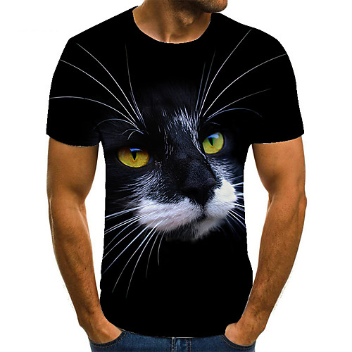 Men's T shirt 3D Print Animal 3D Print Print Short Sleeve Casual Tops Casual Fashion Black / Red
Men's T shirt 3D Print Animal 3D Print Print Short Sleeve Casual Tops Casual Fashion Black / Red
