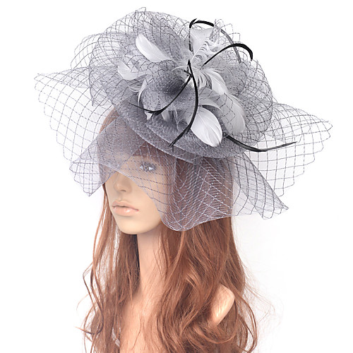 Elegant Retro Tulle Fascinators with Feather / Floral 1 Piece Special Occasion / Party / Evening Headpiece
Elegant Retro Tulle Fascinators with Feather / Floral 1 Piece Special Occasion / Party / Evening Headpiece