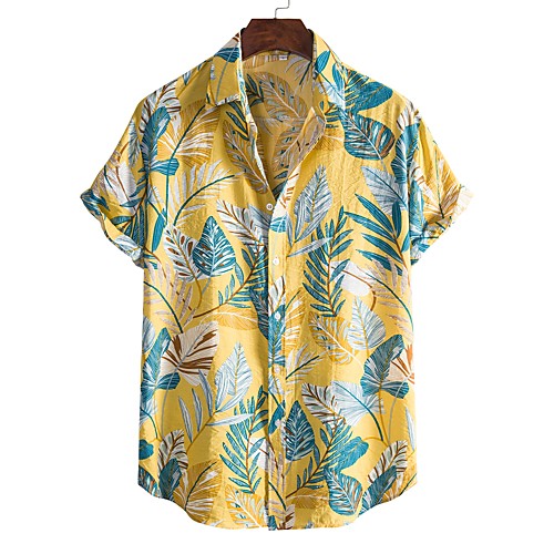 Men's Shirt Other Prints Letter Animal collared shirts Print Short Sleeve Daily Tops Beach Boho Button Down Collar Yellow
Men's Shirt Other Prints Letter Animal collared shirts Print Short Sleeve Daily Tops Beach Boho Button Down Collar Yellow