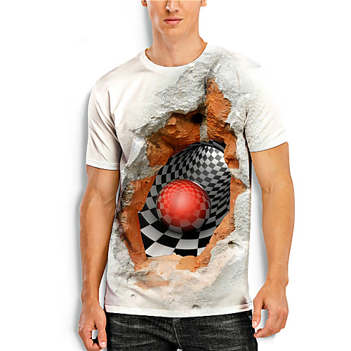 Men's T shirt 3D Print Graphic Graphic Prints 3D Print Short Sleeve Daily Tops Basic Casual Blue Purple Red
Men's T shirt 3D Print Graphic Graphic Prints 3D Print Short Sleeve Daily Tops Basic Casual Blue Purple Red