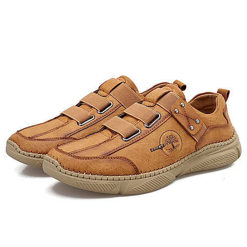 Men's Sneakers Sporty Casual Athletic Outdoor Cowhide Non-slipping Shock Absorbing Wear Proof Booties / Ankle Boots Light Brown Dark Brown Black Spring Summer
Men's Sneakers Sporty Casual Athletic Outdoor Cowhide Non-slipping Shock Absorbing Wear Proof Booties / Ankle Boots Light Brown Dark Brown Black Spring Summer