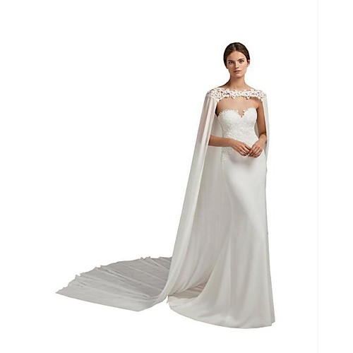 Sleeveless Ladies / Elegant & Luxurious Chiffon Wedding / Formal Women's Wrap With Lace
Sleeveless Ladies / Elegant & Luxurious Chiffon Wedding / Formal Women's Wrap With Lace