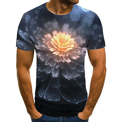 Men's T shirt Shirt 3D Print Geometric 3D Print Print Short Sleeve Casual Tops Casual Fashion Round Neck Blue
Men's T shirt Shirt 3D Print Geometric 3D Print Print Short Sleeve Casual Tops Casual Fashion Round Neck Blue