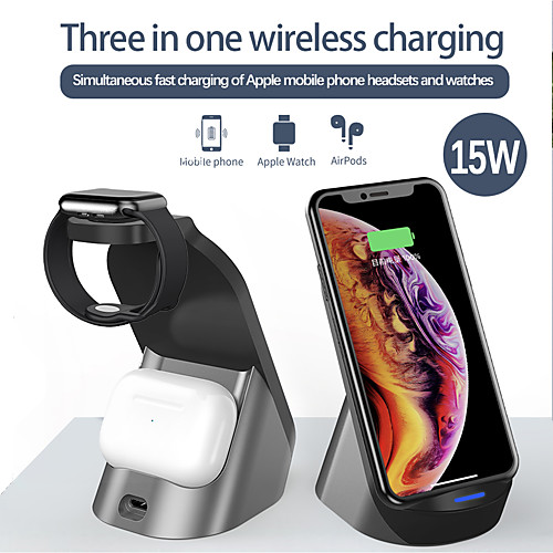 15W 3 in 1 Fast Qi Wireless Charger Station for iPhone 12 11 Pro 3-in-1 Wireless Charging Station for Apple Watch 6 Air Pods Pro Samsung S21 Ultra S20 Plus S10 Oneplus Huawei Xiaomi Wireless Charger
15W 3 in 1 Fast Qi Wireless Charger Station for iPhone 12 11 Pro 3-in-1 Wireless Charging Station for Apple Watch 6 Air Pods Pro Samsung S21 Ultra S20 Plus S10 Oneplus Huawei Xiaomi Wireless Charger