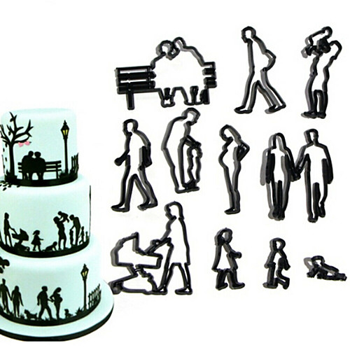 Baking Mold Cookie Cutter Accessories 11-Piece Set Fondant Biscuit Mold Cutter Sugar Craft Cake Mold Family Life
Baking Mold Cookie Cutter Accessories 11-Piece Set Fondant Biscuit Mold Cutter Sugar Craft Cake Mold Family Life