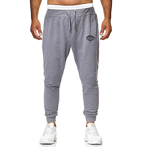 Men's Casual / Sporty Sweatpants Outdoor Sports Daily Sports Pants Pants Graphic Full Length Drawstring Pocket Print Light Grey
Men's Casual / Sporty Sweatpants Outdoor Sports Daily Sports Pants Pants Graphic Full Length Drawstring Pocket Print Light Grey