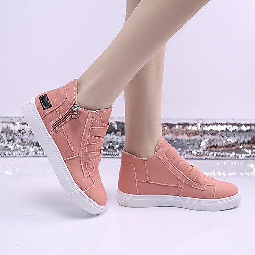 Unisex Sneakers Canvas Shoes Wedge Heel Round Toe Canvas Check White Black Pink
Unisex Sneakers Canvas Shoes Wedge Heel Round Toe Canvas Check White Black Pink