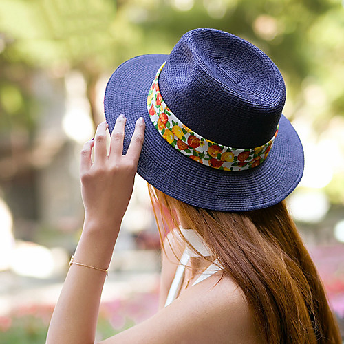 Simple Elegant Straw Hats with Trim 1 Piece Special Occasion / Party / Evening Headpiece
Simple Elegant Straw Hats with Trim 1 Piece Special Occasion / Party / Evening Headpiece