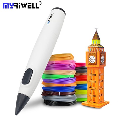 Myriwell 3D Pen Low temperature 3D Printing Pen With PCL Filament Creative Toy Birthday Gift For Kids Design Drawing
Myriwell 3D Pen Low temperature 3D Printing Pen With PCL Filament Creative Toy Birthday Gift For Kids Design Drawing