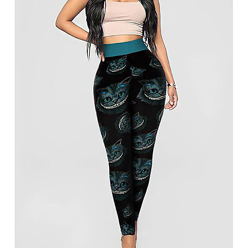 Women's Sporty Comfort Sports Gym Yoga Leggings Pants Animal Full Length Black
Women's Sporty Comfort Sports Gym Yoga Leggings Pants Animal Full Length Black