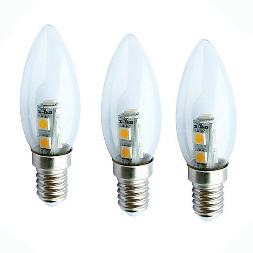 1 W 3pcs 60 lm LED Candle Lights C35 E14 7 LED Beads Decorative SMD 5050 180-240 V
1 W 3pcs 60 lm LED Candle Lights C35 E14 7 LED Beads Decorative SMD 5050 180-240 V