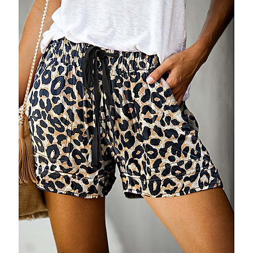 Women's Stylish Streetwear Comfort Daily Beach Shorts Pants Leopard Dot Short Elastic Waist Print Black / Red White Yellow Dark Gray
Women's Stylish Streetwear Comfort Daily Beach Shorts Pants Leopard Dot Short Elastic Waist Print Black / Red White Yellow Dark Gray