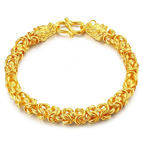 Men's Chain Bracelet Tennis Bracelet Bracelet Classic Fashion Fashion Trendy Casual / Sporty Korean Cute Copper Bracelet Jewelry Gold For Sport Gift Date Birthday Festival
Men's Chain Bracelet Tennis Bracelet Bracelet Classic Fashion Fashion Trendy Casual / Sporty Korean Cute Copper Bracelet Jewelry Gold For Sport Gift Date Birthday Festival