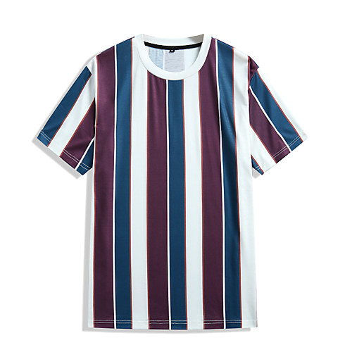 Men's T-shirt Suits T shirt Other Prints Color Block Short Sleeve Casual Tops Red
Men's T-shirt Suits T shirt Other Prints Color Block Short Sleeve Casual Tops Red