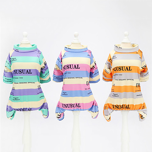 Dog Cat Shirt / T-Shirt Jumpsuit Striped Basic Adorable Cute Dailywear Casual / Daily Dog Clothes Puppy Clothes Dog Outfits Breathable Fuchsia Orange Green Costume for Girl and Boy Dog Polyster S M L
Dog Cat Shirt / T-Shirt Jumpsuit Striped Basic Adorable Cute Dailywear Casual / Daily Dog Clothes Puppy Clothes Dog Outfits Breathable Fuchsia Orange Green Costume for Girl and Boy Dog Polyster S M L