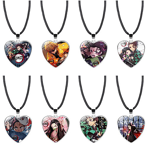 Women's Men's Pendant Necklace Necklace Cartoon Heart Anime European Glass Chrome 21-50 cm Necklace Jewelry 1pc For Street Gift Masquerade Prom Festival
Women's Men's Pendant Necklace Necklace Cartoon Heart Anime European Glass Chrome 21-50 cm Necklace Jewelry 1pc For Street Gift Masquerade Prom Festival